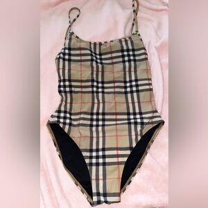 Burberry one piece swim suit